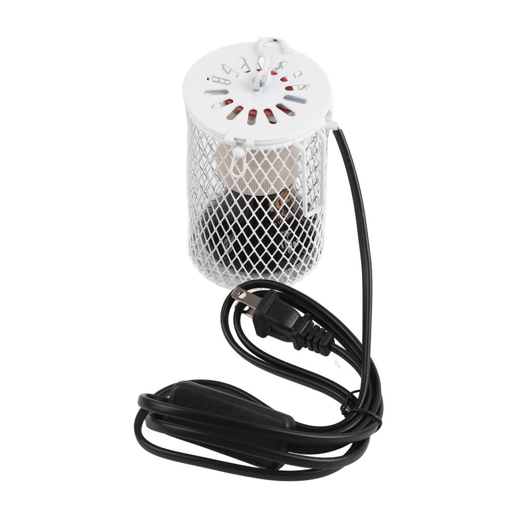 100W Infrarot Keramikstrahler Wärmelampe Lampe Haustier Reptil Aufzucht (Schwarz  220-)