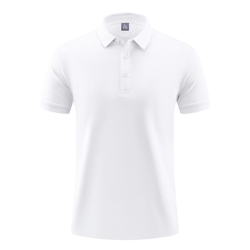 Unisex High-End Solid Color Sports Polo Shirt for Summer Activities