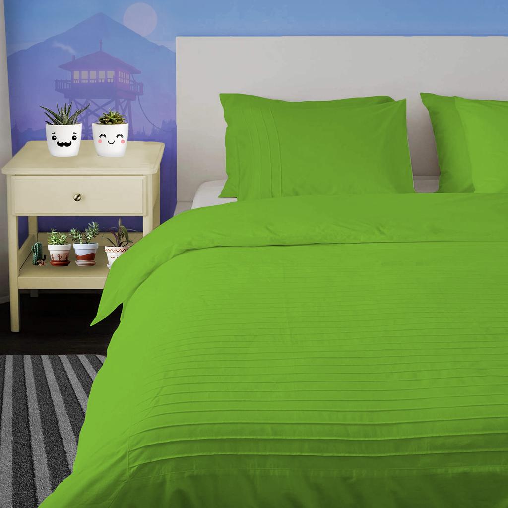 Moroccan Streak 3PC Duvet Cover Set in 100% Egyptian Cotton, 600TC - Multi Sizes & Colors