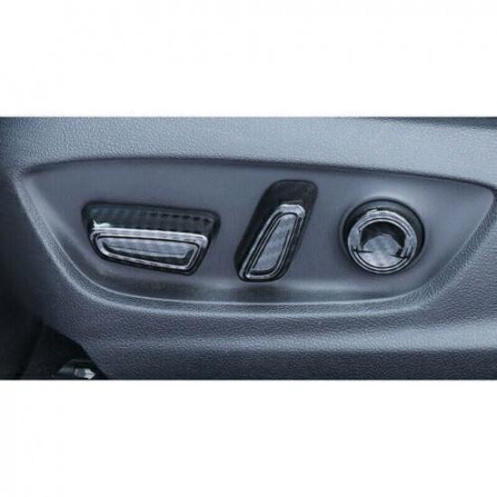For Toyota Camry 2018- Power Seat Control Button Carbon Fiber Cover Trim New
