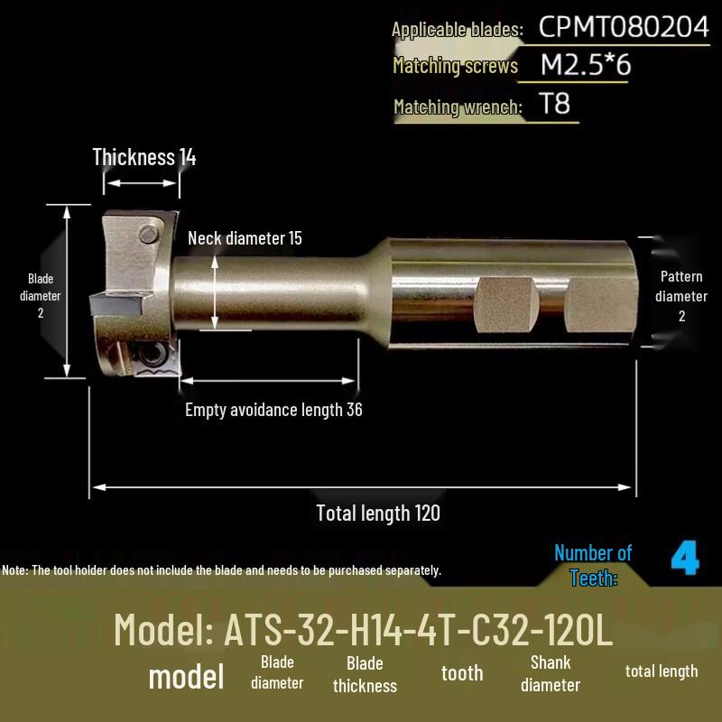 Luse CNC T-Slot Milling Cutter