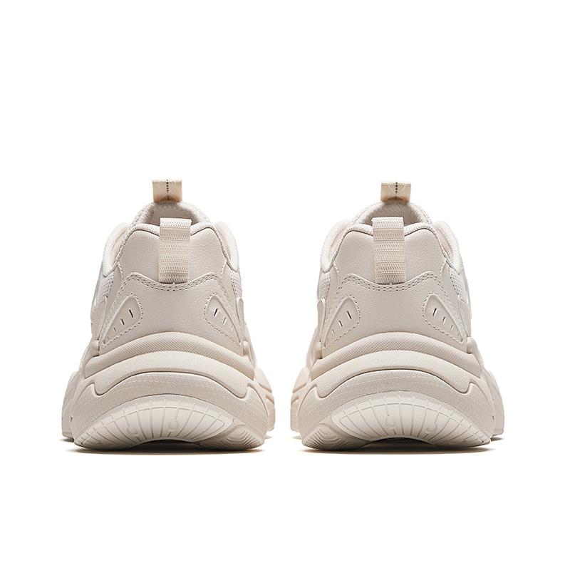 Anta Pulse Comfortable Lightweight Versatile Thick Sole Height Increasing Non-Slip Low-Top Casual Shoes Men sneaker Mud-Gray 112628851-1