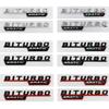 Embellishing badge of mudguard with letters of  logo for car stickers with emblem  + Plus for Mercedes Benz