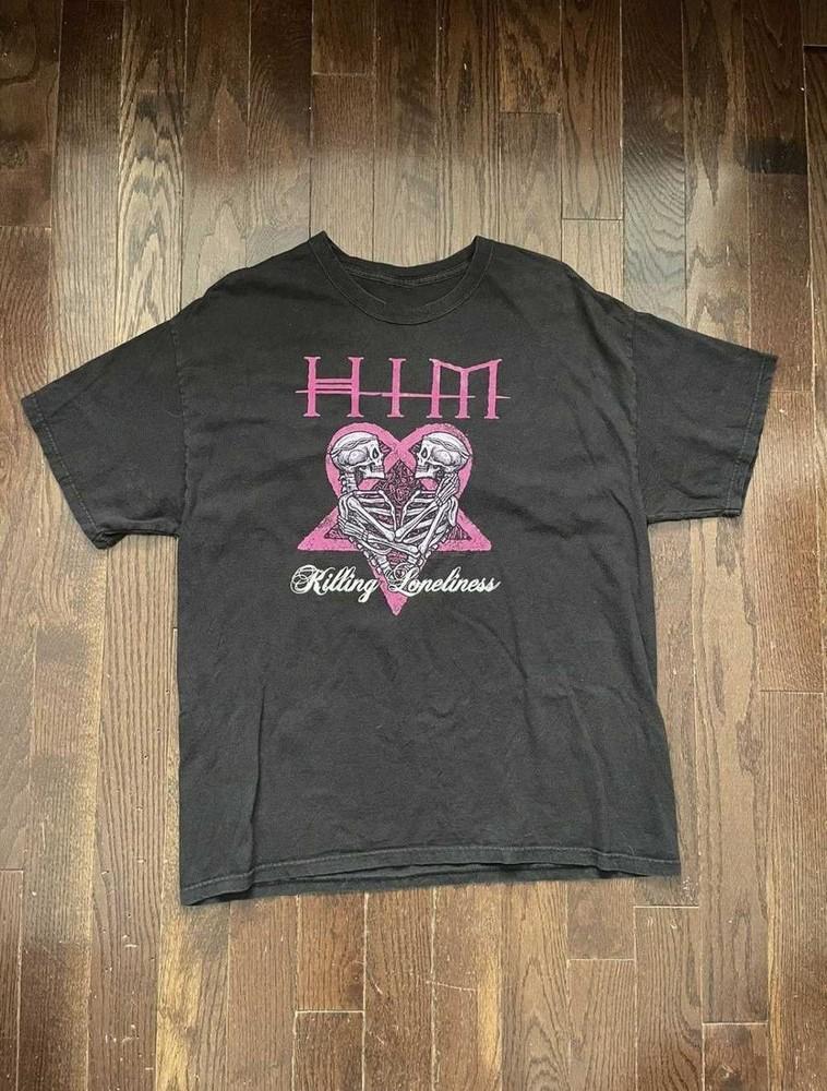 

Новая Винтажная Футболка Him Killing Loneliness Подарок Для Фанатов Унисекс S-5XL 2OS1435 Унисекс Футболка XL