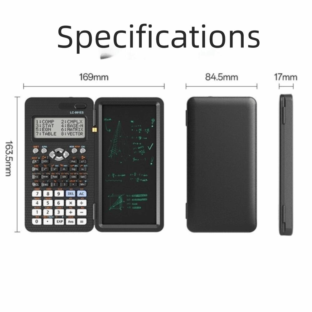 LCD Scientific Calculator Writing Pad Function Calculator Foldable Calculator Office
