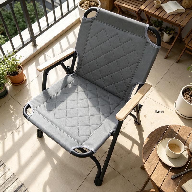 Kermit Portable Folding Camping & Fishing Chair with Backrest