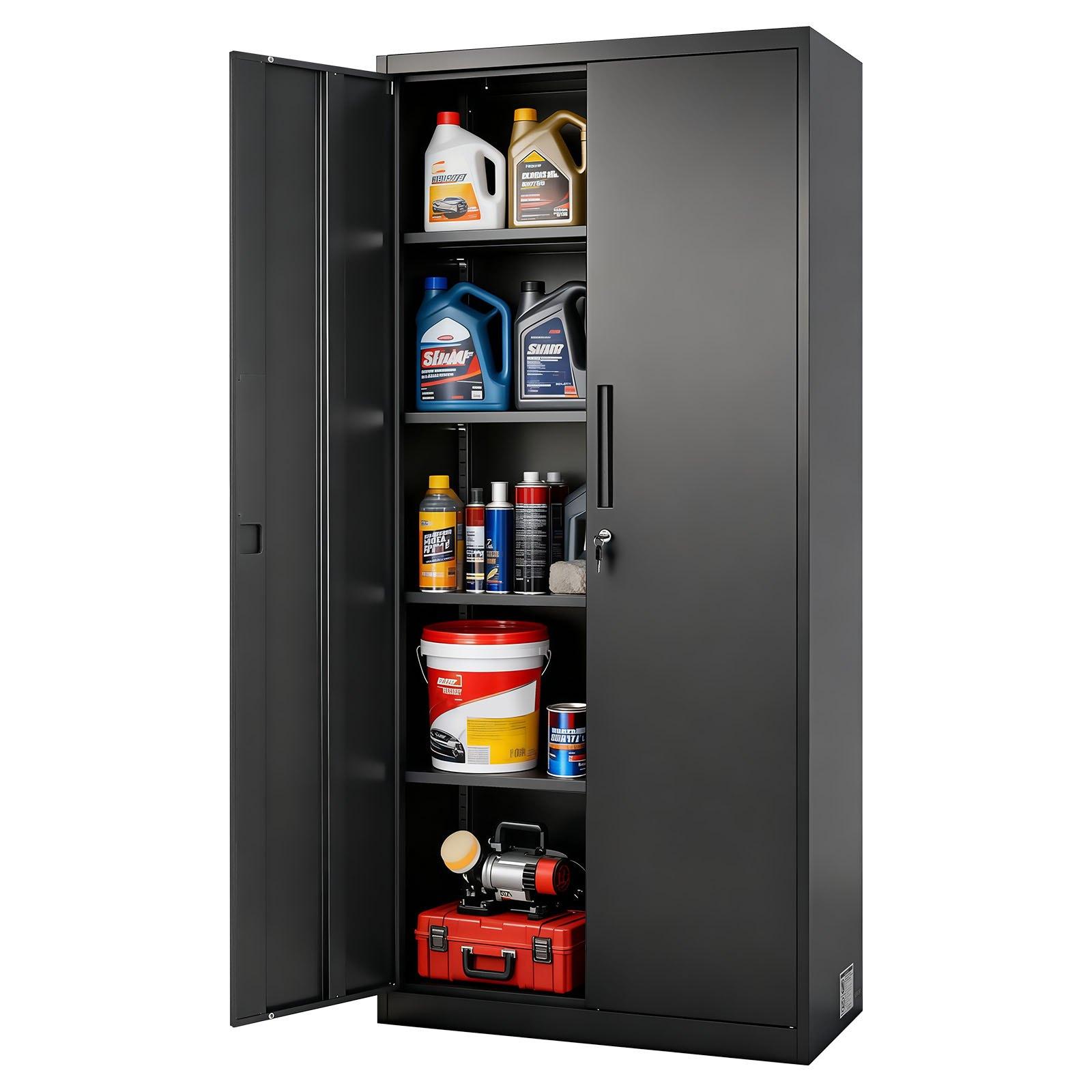 VEVOR Metal Storage Cabinet, 175 cm