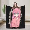 IKUYO KITA Bocchi The Rock Blanket Fleece Summer Multi-function Super Warm Throw Blankets for Home Couch Bedspread