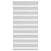 VidaXL Store Zebra Light Grey Fabric Width 75.9 Cm Polyester, Zebra Roller Blind, Zebra Blind for Window, Blind 4014413