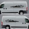 Tree Mountain Forest Decal Vinyl Sticker For Car Truck SUV RV Trailer Side Body