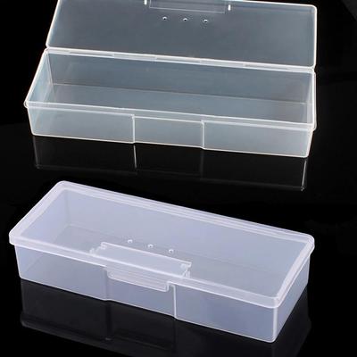 Burghie acrilice pentru unghii Suport cutie de depozitare Freză Sortare ușoară Pile de unghii Container tampon afișare Instrumente pentru tăietoare de unghii
