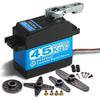 45kg High Torque Coreless Motor Servo Metal Gear Digital and Stainless Steel Gear Servo Motor Servo for 1/8 1/10 1/12 RC Cars DIY (270 Degree)
