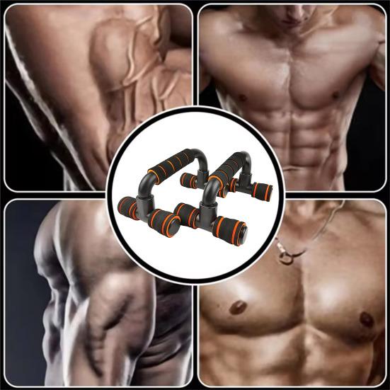 2Pcs/Set Push-up Stand Non-Slip Rubber Feet Portable Balanced Strength Push-up Stand Indoor Fitness