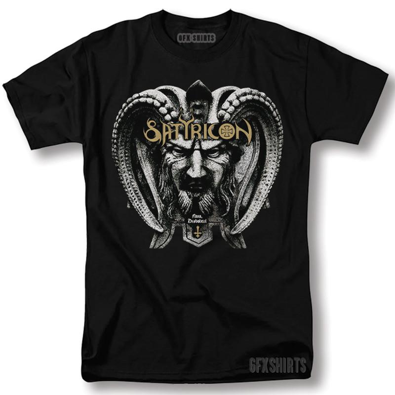 Satyricon Shirt Rock Merch Tour Vntg Graphic Design T-Shirt