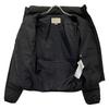 Gucci 429854 16 Years Black Leather Logo Patch Down Jacket Jacket 36 blackUsed