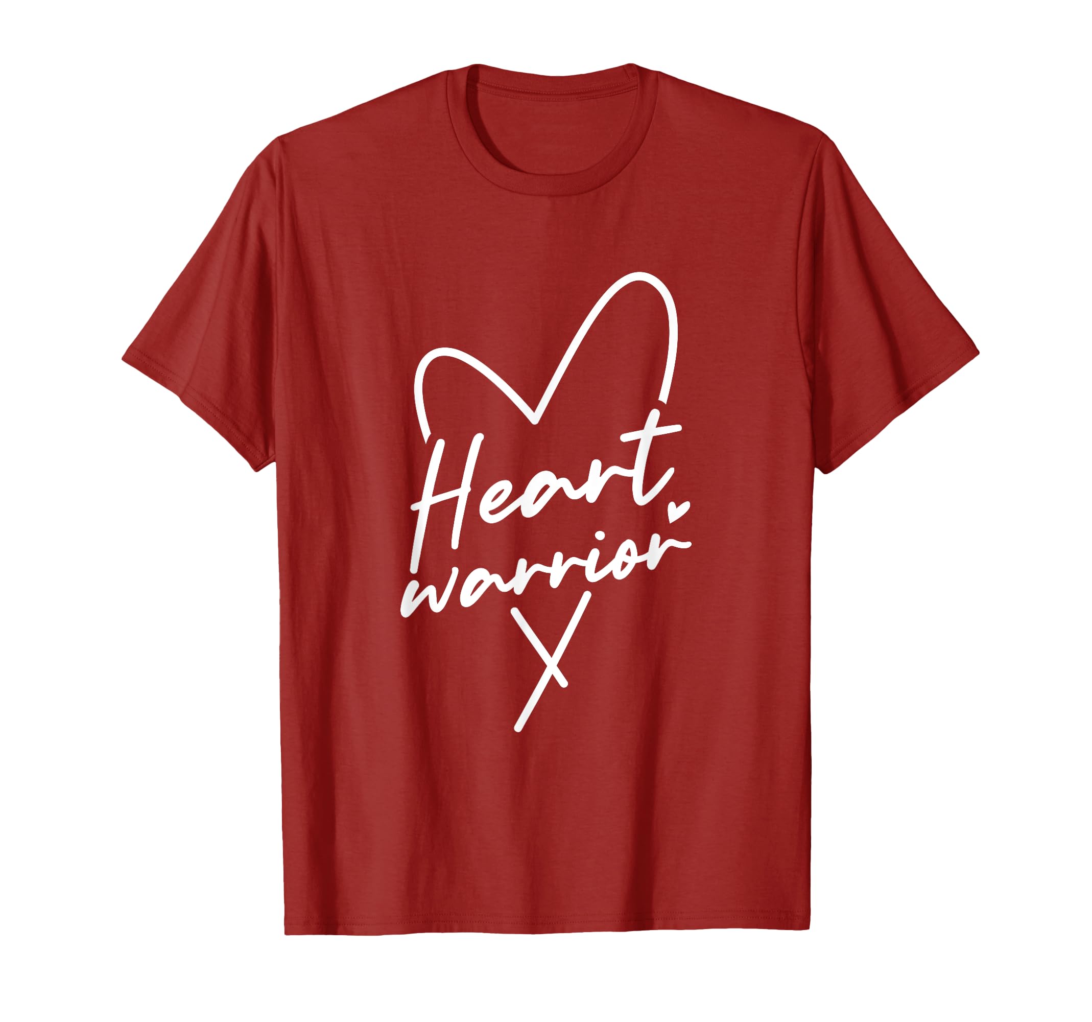

Heart Warrior Heart Disease Awareness Design Women s Men s T-Shirt