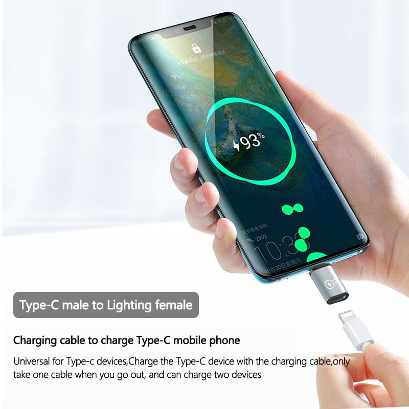 Typ-C Stecker auf Lightning Buchse Kopfhörer Mobiltelefon Laptop Adapter 2.1@5V