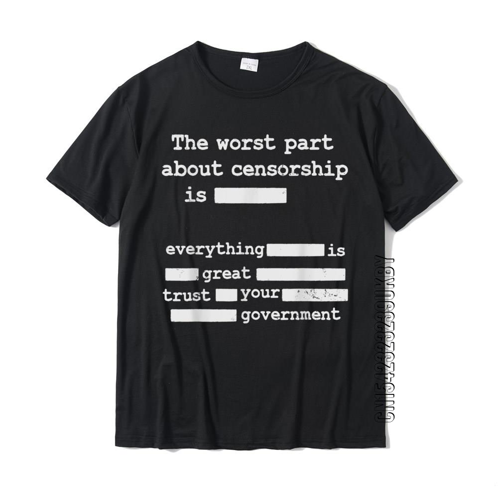 

Libertarian Anti Censorship Small Government -The Worst Part T-Shirt Popular Summer Top T-Shirts Cotton Men Tops Tees Summer ... S разноцветный