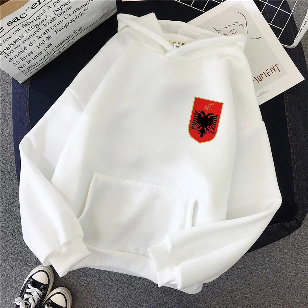 Albania Hoodies Women Graphic Vintage Kawaii Streetwear Pullover Hooded Shirt Female Streetwear Sweatshirts