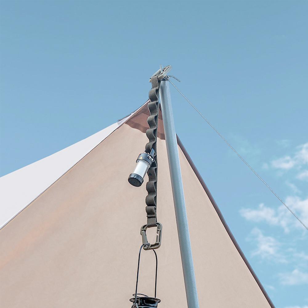 Camping Hängeseil Zelt Baldachin Tassenlampenaufhänger Outdoor Wäscheleine Riemen Lanyard Multifunktional Wander-Angelausrüstung