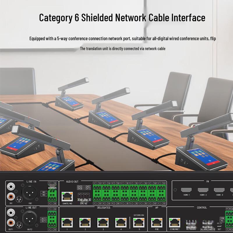 Huidu HD-8110M Dual-Mode Conference System Host (CN Version)