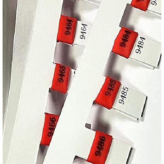 

100 шт. Цветные гоночные резиновые кольца для голубей Прочный материал Резинки для почтовых голубей Разноцветные с номерами (Белый, Однотонный) Solid красный