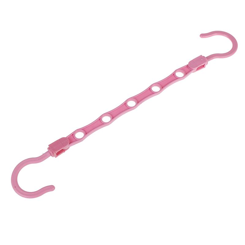 1 PC 5 Holes Wardrobe Hanger Storage Plastic Clothes Hanging Hook