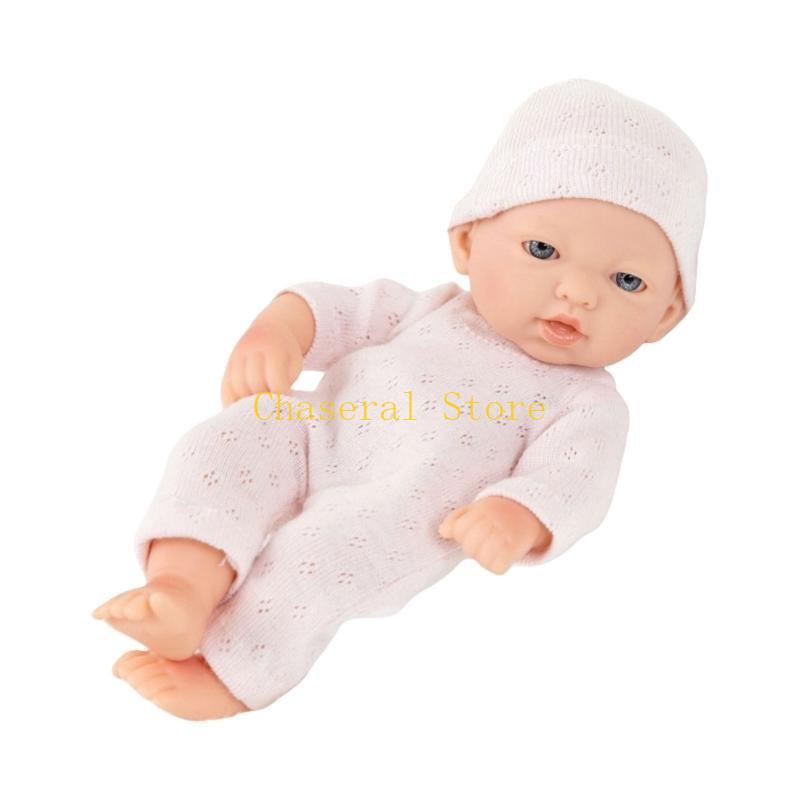E7Ce 7In Collectible Doll Interactive Reborns Toy Washable Baby Doll New Parent Gifting Dolls Toddler Cuddle Educational Toy