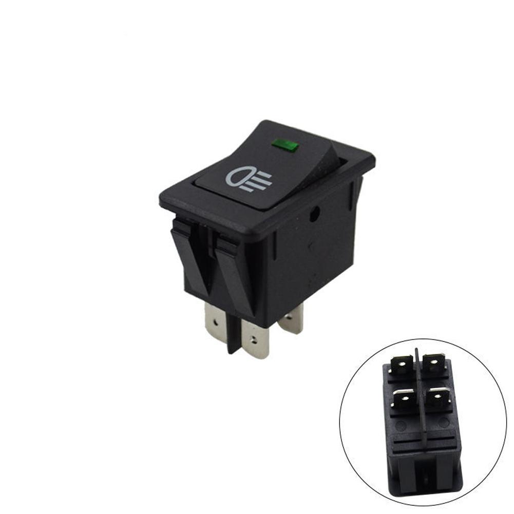 Universal Car Light Rocker Switch ON-OFF Fog Light Switch LED 12V 35A 4Pin Automobile and Motorcycle Accessories