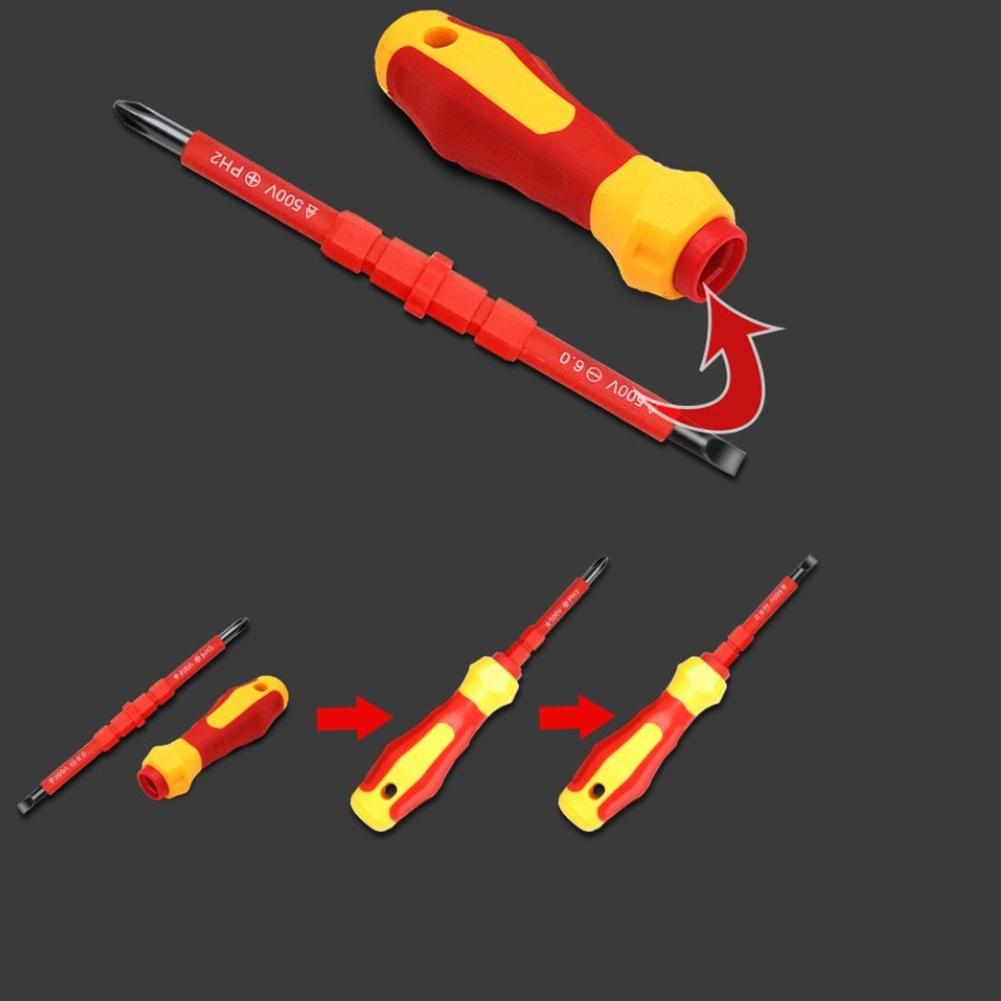 Multi Purpose Electricians Slotted Cross Screwdriver Bit Features