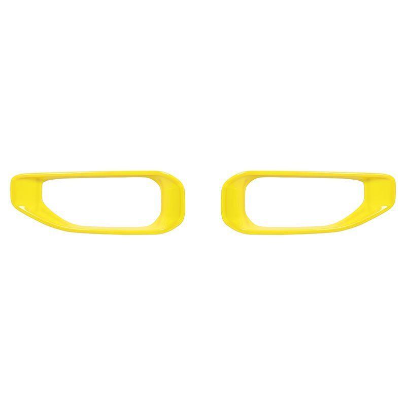 JeCar Car Front Bumper Fog Light Cover Lamp Hoods Decoration For Jeep Wrangler JL JT Gladiator 2018 Up Car Exterior Accessories