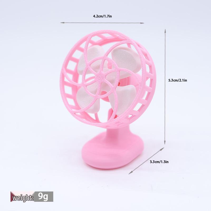 1:12 Dollhouse Miniature Electric Fan - DIY Playhouse Scene Furniture Ornament