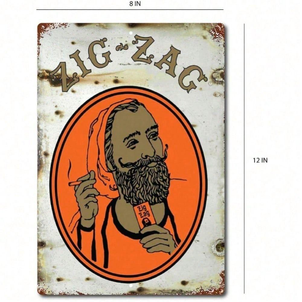 

Metal Wall Art Decor, Vintage Tin Sign, Home Bar Garage Decoration 20x30cm