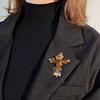 Clown Fashionable Autumn and Winter Retro Style Glazed Scarecrow Brooch