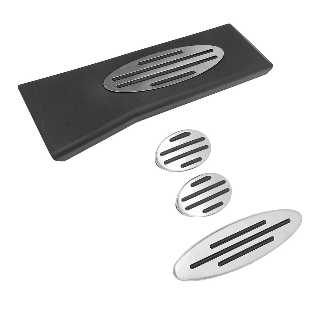 Car Brake Pedal Anti Slip Surface Stable Support High Strength for Cooper R55 R56 F55 R57 R58 R59 MT+ Rest Pedal