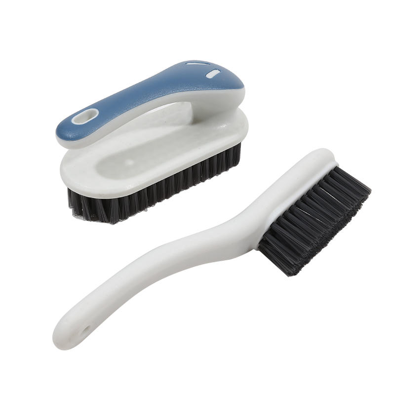 Multi-purpose Bathroom Shoe Brush + Clothes Cleaning Brush Set Household Simple Contrast Color Laundry Scrubbing Brush