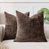 Coarse Yarn Bamboo Joint Pattern Chenille Cushion Cover