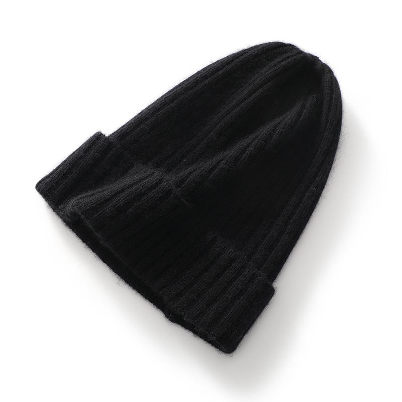 

Мягкий кашемировый осенне-зимний новый стиль унисекс повседневная защита ушей шапка-бини модная вязаная шапка One size