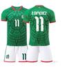 Coupe du Monde 2026 Mexique Maillot de Football Domicile N°22 Lozano N°14 Hernandez N°9 Raul