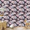 Beautiful colorful roses wallpaper in vintage style for living room and bedroom 50x1000