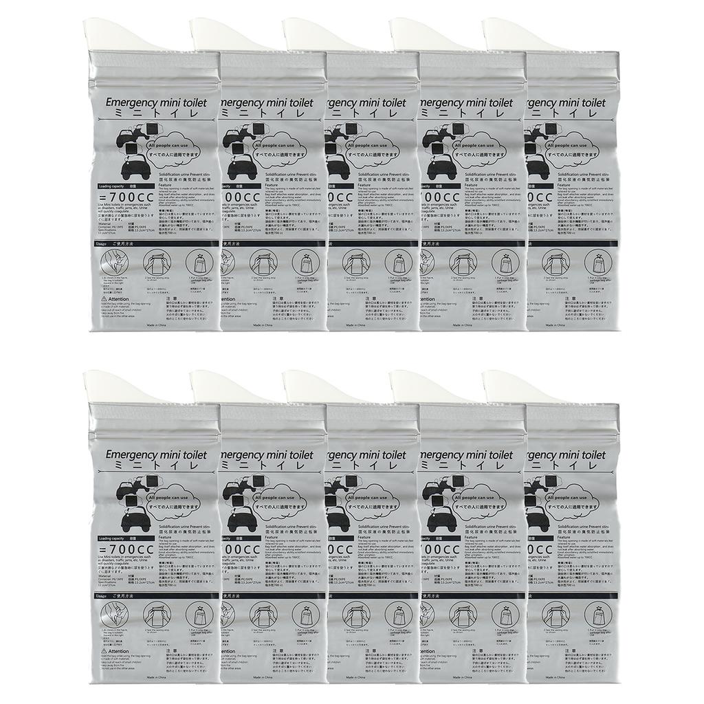 Disposable Urine Bag Portable 700ML Travel Pee Bag for Outdoor Travel Emergency Camping Urinal Bag for Men Women Travel Pee Bag