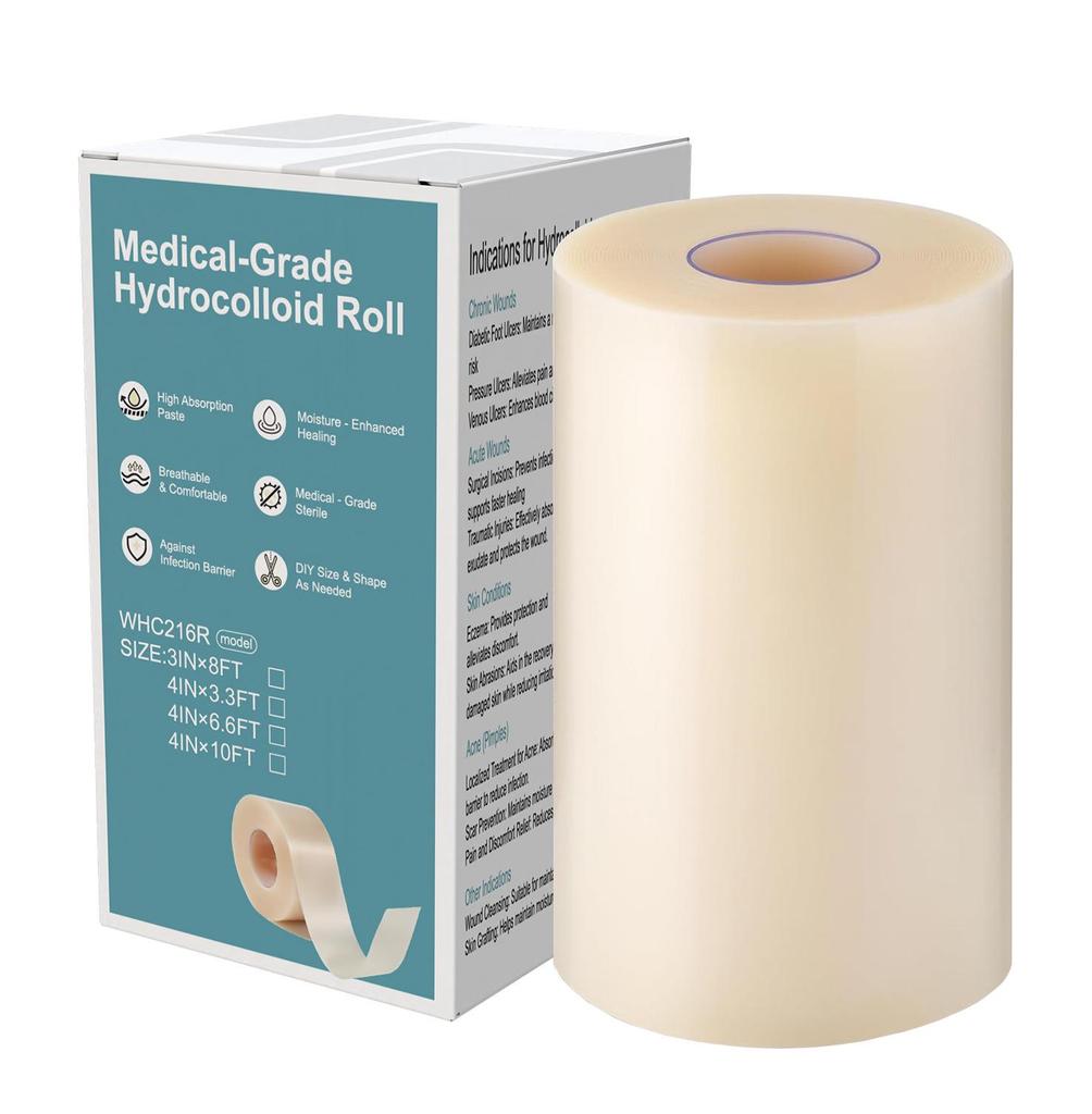 Waterproof Hydrocolloid Bandage Roll for DIY Wound Care