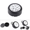15 LED PIR Infrared Auto Motion Sensor Detector Indoor Wall Mounted Night Light Black