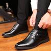 Men Dress Lace-Up Shoes Top Quality Pointed Toe Flat Men Formal Shoes Men Business Shoes JZ-3625-5