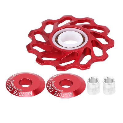 Seramik Rulman 11T Arka Aktarıcı Makarası Kılavuz Makara Aksesuarı Dağ Bisikleti Yol Bisikleti için