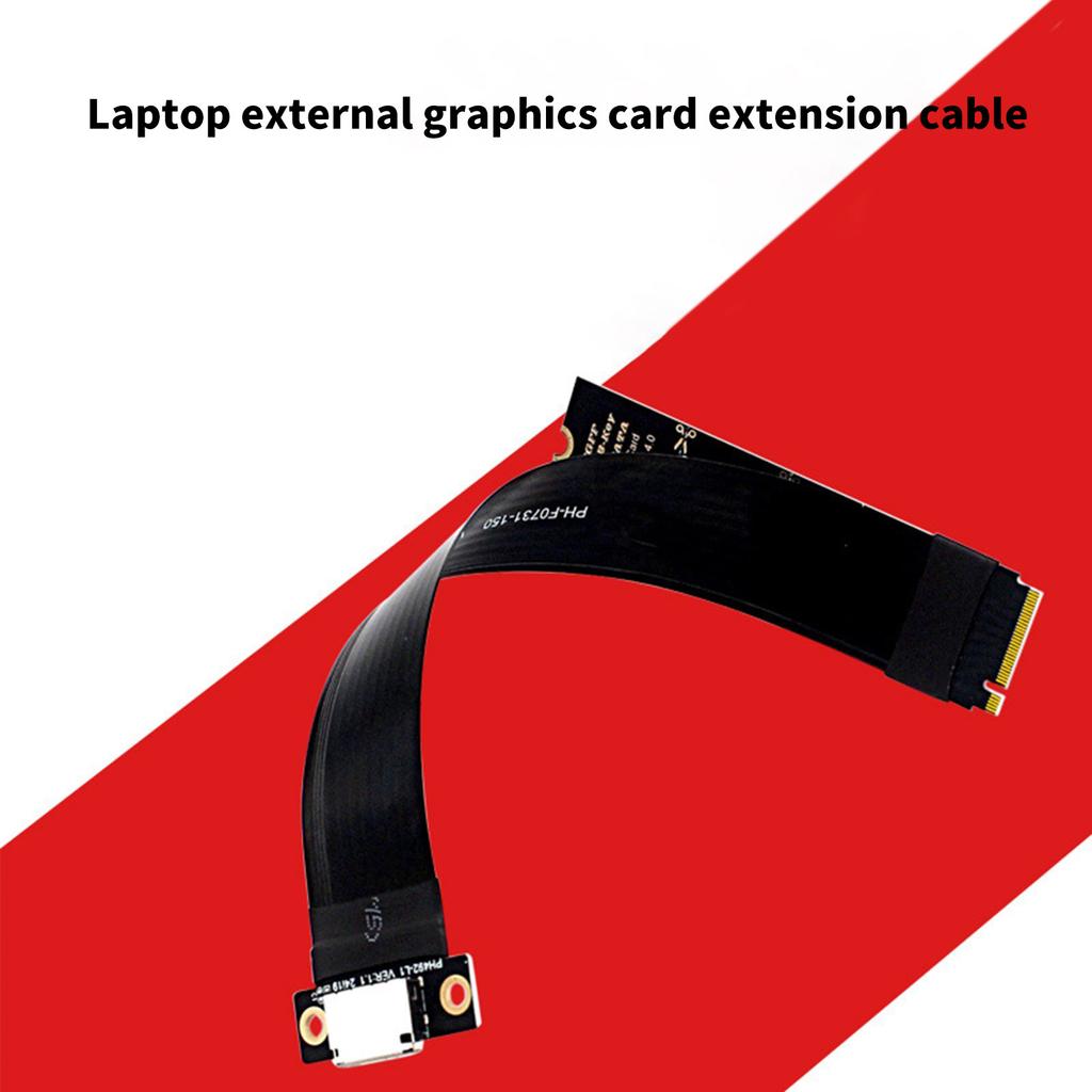 M.2 NVMe zu Oculink SFF-8611 SFF-8612 Verlängerungskabel für eine saubere und effiziente PC-Einrichtung mit einfacher Installation