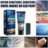 Pasta per Graffi Auto Cera per la Cura Vernice Graffi Manutenzione Riparazione Vernice Ritocco Lucidatura Senza Tracce