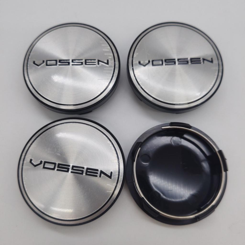 4pcs 58mm Vossen Wheels Center Hub Caps Auto Rims Dust Cover For VOSSEN Precision Series Logo Emblem Badge Car Tire Accessories