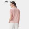Ports Women's Short Sleeve Knit Cardigan