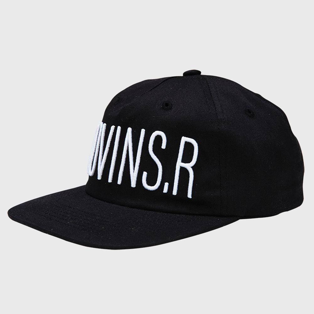 MOVINS.R Faither Five Panel Cap Black